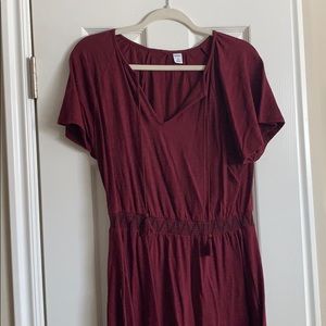 Red dress